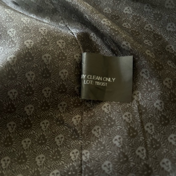 Anne Klein Classic Wool Cashmere Peacoat Dress Coat Black Overcoat Size 8 - Picture 11 of 11